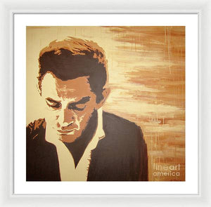 Young Johnny Cash - Framed Print