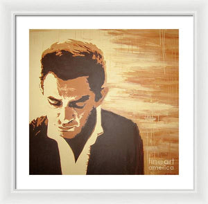 Young Johnny Cash - Framed Print