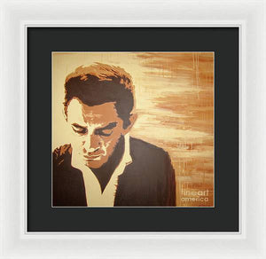 Young Johnny Cash - Framed Print