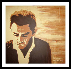 Young Johnny Cash - Framed Print